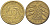 ГЕРМАНИЯ 10 РЕНТЕНПФЕННИГОВ 1924 A KM 33, J.309, Weege 8 алюминиевая бронза 202-237