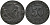 Билефельд (Бавария) 50 пфенингов 1917 Funck 40.4, Men05 2775.10, Men18 3552.10 цинк 4163-837