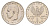 Греция 1 драхма 1971 Константин II (1966-1973), чёрные полковники KM 98 медно-никель UNC 4669-142