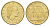 Италия 200 лир 1977 R, шестерня KM 105 алюминиевая бронза 4556-335