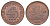 Христиания 1 лен 2011 40-летний юбилей Христиании (1971 - 2011) медь UNC 1521-843