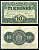 Дания 10 крон 1945 серия a Pick 37 b бумага 6301-43-2-2