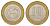 Россия 10 рублей 2006 СПМД, серия Российская федерация - Республика Саха (Якутия) Y 941 биметалл 4629-1255