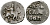 Великое Княжество Московское денга 1535-1547 Иван IV Васильевич, Тверской монетный двор, 0,34 грамм ГиК №67 серебро    262-1324