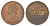 Британская Индия 1/4 анны 1862 Виктория (1837-1901) KM 467 медь 75-1754