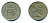 Великобритания 1 шиллинг 1954 Елизавета II (1952-2022), Шотландский герб KM 905, Spink 4148 медно-никель 540-543
