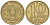 КАЗАХСТАН 10 ТЕНГЕ 2002 KM 25 латунь 211-868