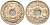 Франция 25 сантимов 1939 .1939., тип Lindauer Maillechort, штемпельный блеск KM 867b, Le Franc 172.4 никель бронза 4584-445