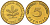 ФРГ 5 пфеннигов 1967 F KM 107, J. 382 сталь плакированная латунью PROOF 1094-7-15