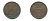 ДАНИЯ 5 ЭРЕ 1970 C; S, ФРЕДЕРИК IX (1947-1972) KM 848.1 бронза 23-245