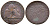 Бельгия 2 сантима 1876 Belges, Леопольд II (1865-1909) KM 35.1 медь 4364-4133