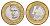 Бразилия 1 реал 2004 KM 652a биметалл UNC 4642-1255