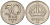Швеция 50 эре 1944 G, Густав V (1907-1950) KM 817 серебро 4148-845