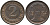 ГЕРМАНИЯ 2 РЕНТПФЕННИГА 1924 A J 307, KM 31 бронза UNC 66-717
