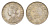 Британская Индия 1/4 рупии 1893 Виктория (1837-1901) KM 490 серебро    1528-941