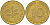 ФРГ 10 ПФЕННИГОВ 1990 J KM 108, J.383 сталь плакированная латунью 3718-842