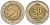 Турция 50 курушей 2009 Кемаль Ататюрк KM 1243 биметалл 4620-552