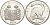 Сьерра-Леоне 1 доллар 2006 серия динозавры, бронтозавр KM 324 медно-никель UNC M20-19