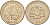 Малайзия 1 ринггит 1990 пятый пятилетний план (1986-1990) KM 36 медно-никель UNC 4527-1232
