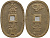 Япония 100 мон 1835-1870 маленькое отверстие (smaller hole) KM 7.2 медь 1521-423
