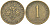 Австрия 1 шиллинг 1961 KM 2886 алюминиевая бронза 4571-743