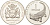 Гайана 1 доллар 1977 FAO, 10 лет независимости, кайман KM 42 медно-никель PROOF 00-000-00