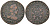 Арш (Шарлевиль), Франция 1 лиард 1614 Boudeau 1806 бронза 4044-333
