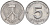 ГДР 5 пфеннигов 1952 A KM 6 алюминий 206-439