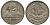 Гватемала 1/4 реала 1897 5 звезд, Испанское правление KM 162 серебро 112-1237