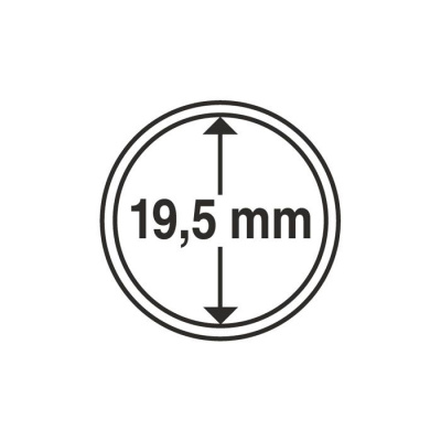 Капсулы круглые – 19,5 мм, упаковка 10 шт. Leuchtturm. 325403