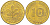 ФРГ 10 ПФЕННИГОВ 1991 J KM 108, J.383 сталь плакированная латунью 3718-843