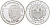 Люксембург 500 франков 1998 1300 лет коммуне Эхтернах KM 73 серебро PROOF 1081-5-54