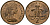 Великобритания 2 пенса 1978 Елизавета II (1952-2022) KM 916, Spink 4235 (C1) бронза 4381-342