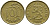 ФИНЛЯНДИЯ 10 ПЕННИ 1969 S KM 46 алюминиевая бронза 75-1631