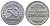 ГЕРМАНИЯ 50 ПФЕННИГОВ 1921 D KM 27, J. 301 алюминий 4380-836