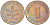 Германия 1 пфенниг 1995 D KM 105 сталь плакированная медью 4613-1215