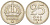 Швеция 25 эре 1947 TS, Густав V (1907-1950) KM 816 серебро 116-1137