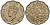 Британская Индия 1 анна 1941 Георг VI (1936-1952) KM 537 медно-никель UNC 94-512