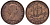 Великобритания 1/2 пенни 1958 Елизавета II (1952-2022) KM 896, Spink 4158 бронза 4122-825