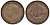 Великобритания 1/2 пенни 1948 Георг VI (1936-1952) KM 844, Spink 4115 бронза 4128-855