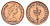 Великобритания 1/2 пенни 1971 Елизавета II (1952-2022) KM 914, Spink 4239 бронза 4697-632