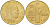 Монако 20 сантимов 1975 Ренье III (1949-2005) KM 143 алюминиевая бронза UNC 190-513