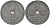 Бельгия 25 сантимов 1944 BELGIE-BELGIQUE KM 132 цинк 4117-1142