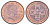 Остров Мэн 2 пенса 1990 KM 208 бронза UNC 4624-335