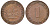 ФРГ 1 пфенниг 1950 D KM 105, J.380 сталь плакированная медью 4174-441