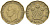 Великобритания 3 пенса 1952 Георг VI (1936-1952), второй выпуск KM 873, Spink 4113 никель латунь 175-617