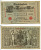Германия 1000 марок 1910 красная печать, 7 цифр в номере Pick 44 b  бумага   7217-51-2-2