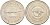 Канада, Гандер жетон 1992 1 авиационный доллар, Old Miscellaneous никель 4590-833