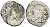 Великое Княжество Московское копейка 1535-1547 Иван IV Васильевич, Псковский монетный двор, 0,66 гр. ГиК №74 серебро    262-254