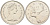 Канада 25 центов 1981 Елизавета II (1952-2022), олень KM 74 никель  UNC  4150-453